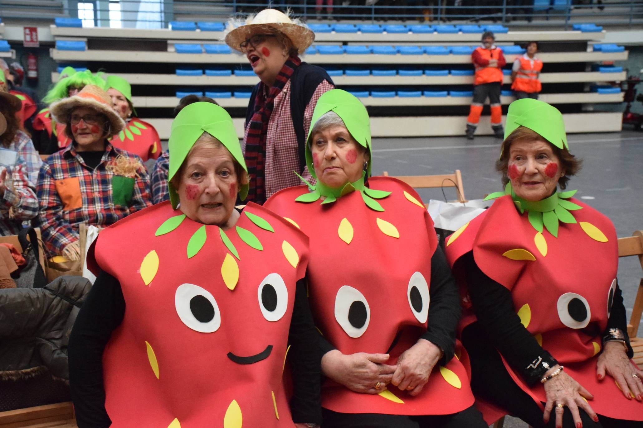 Los mayores festejan el Carnaval en el polideportivo de Las Gaunas