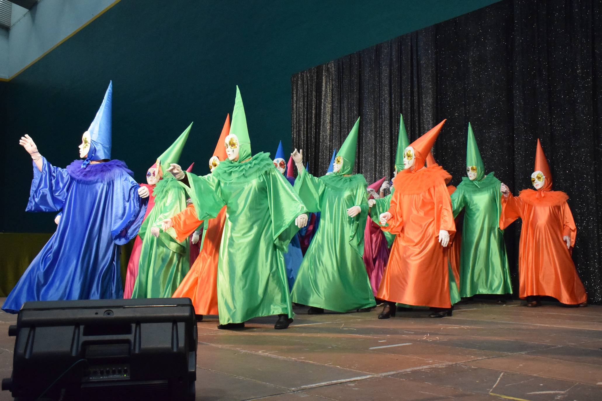 Los mayores festejan el Carnaval en el polideportivo de Las Gaunas