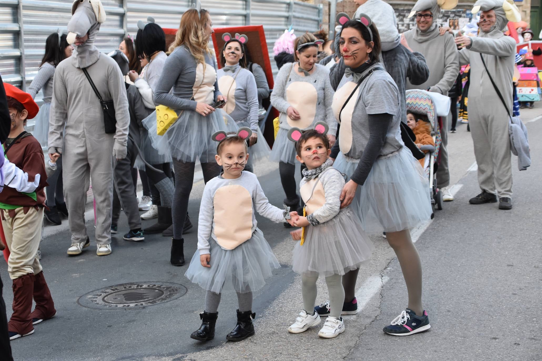 Fotos: Más de treinta carrozas y grupos llenan de color Cervera