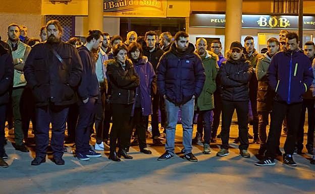 Así fue el acto en memoria de los dos trabajadores muertos en accidente laboral