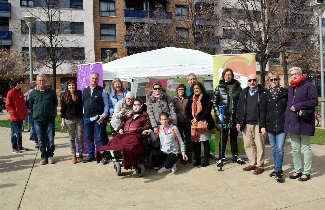 Fotos: Lectura del manifiesto a favor de las personas con enfermedades raras