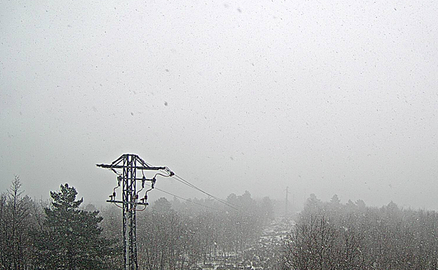 Villoslada, esta mañana. 