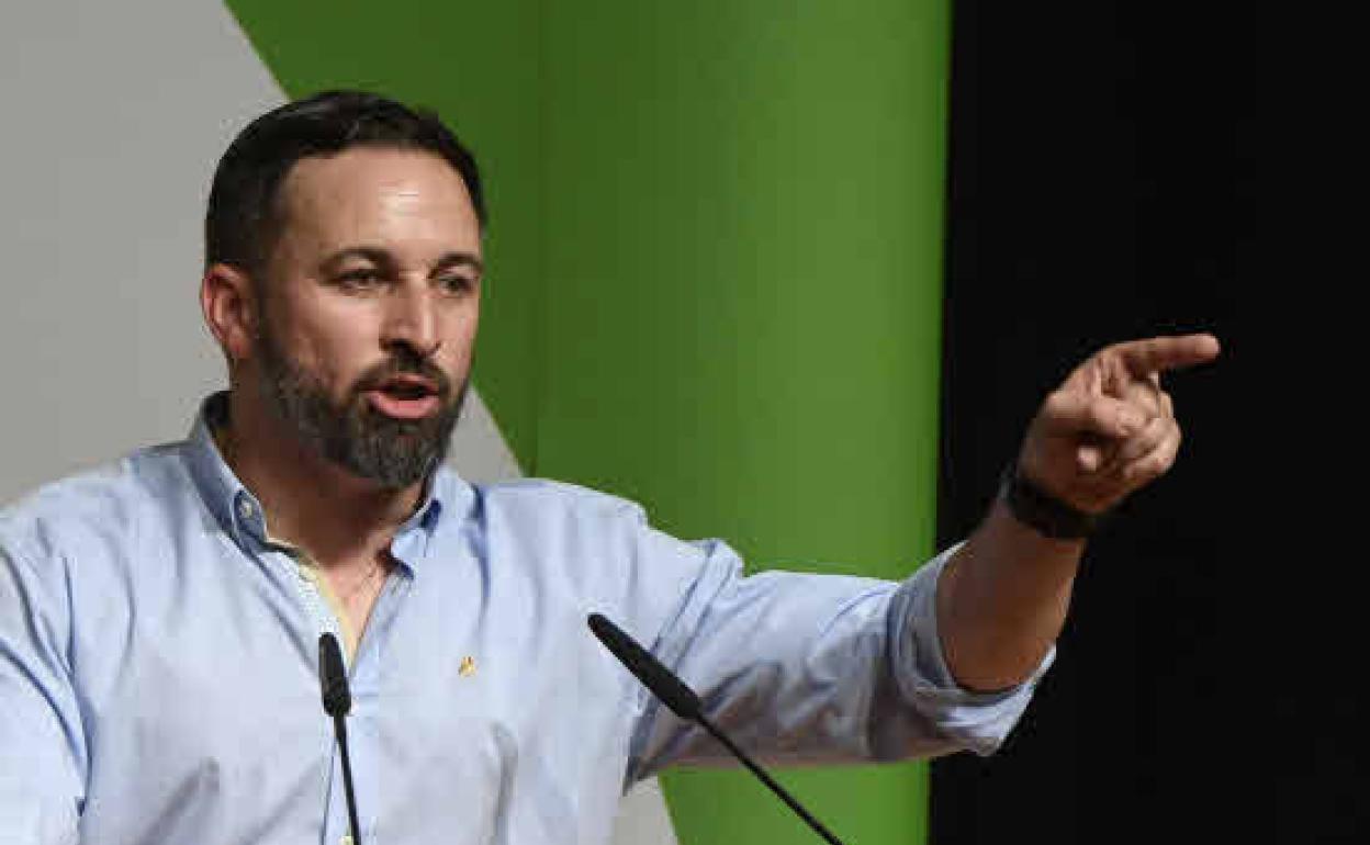 El líder de Vox, Santiago Abascal.