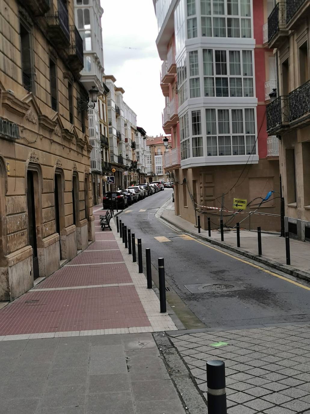 La calle de la Vega, este sábado.