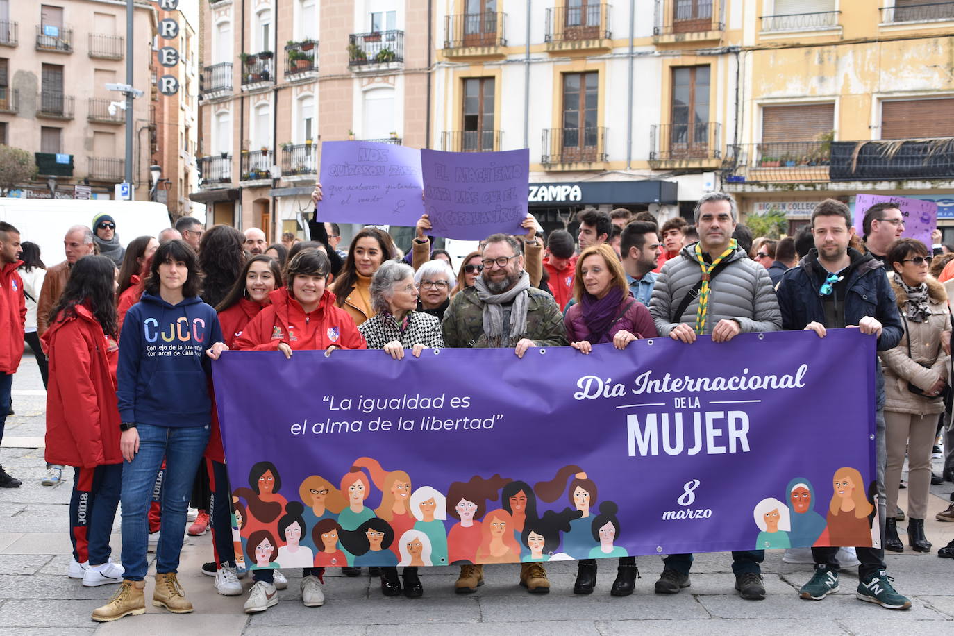 Galería. Así se ha vivido el 8M en Calahorra