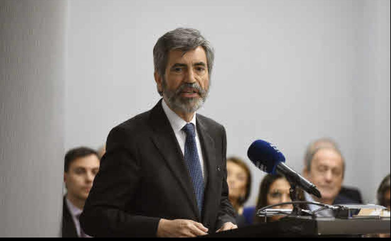 Carlos Lesmes, presidente del Consejo General del Poder Judicial 