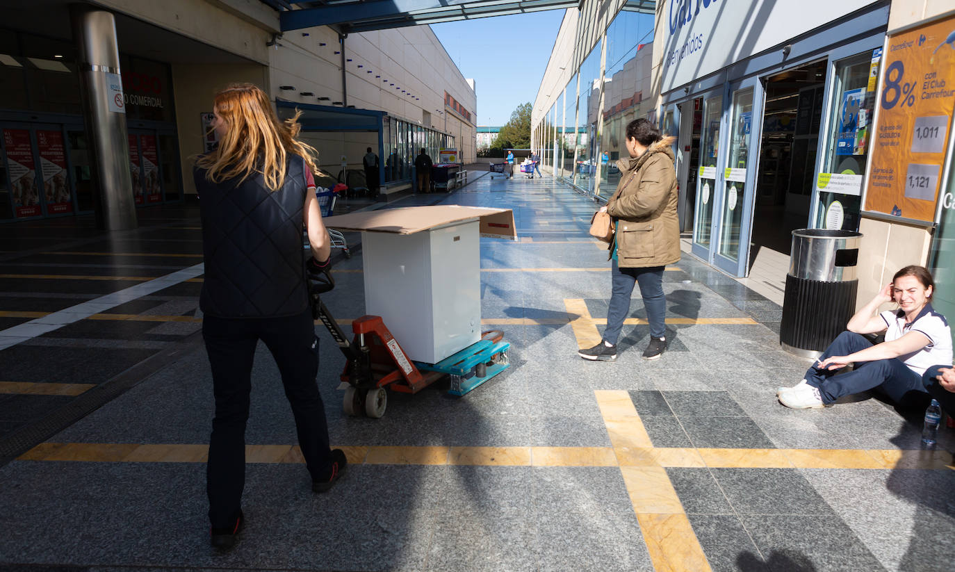 Fotos: Sábado atípico en Logroño por el coronavirus (I)