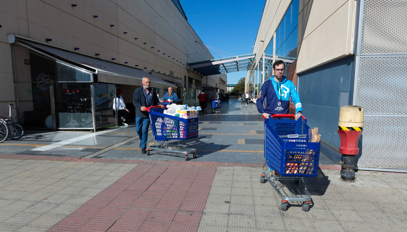Fotos: Sábado atípico en Logroño por el coronavirus (I)