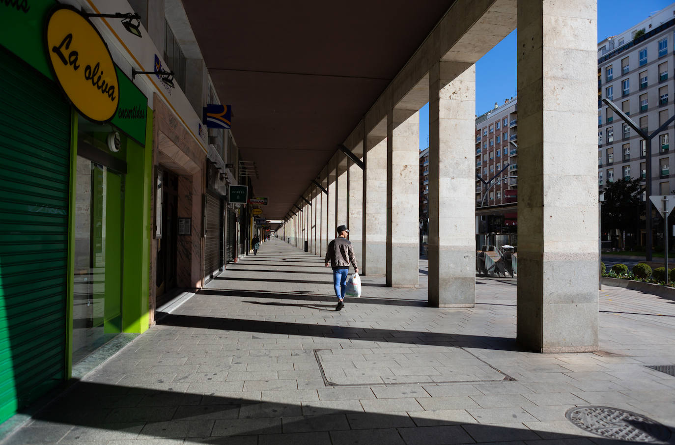 Fotos: Sábado atípico en Logroño por el coronavirus (I)