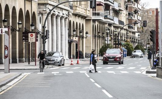 Muro de la Mata registraba ayer menos tráfico del habitual.