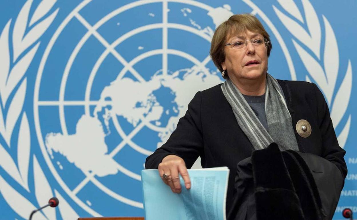 La Alta Comisionada de la ONU para los Derechos Humanos, Michelle Bachelet