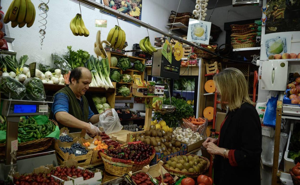 Una frutería.