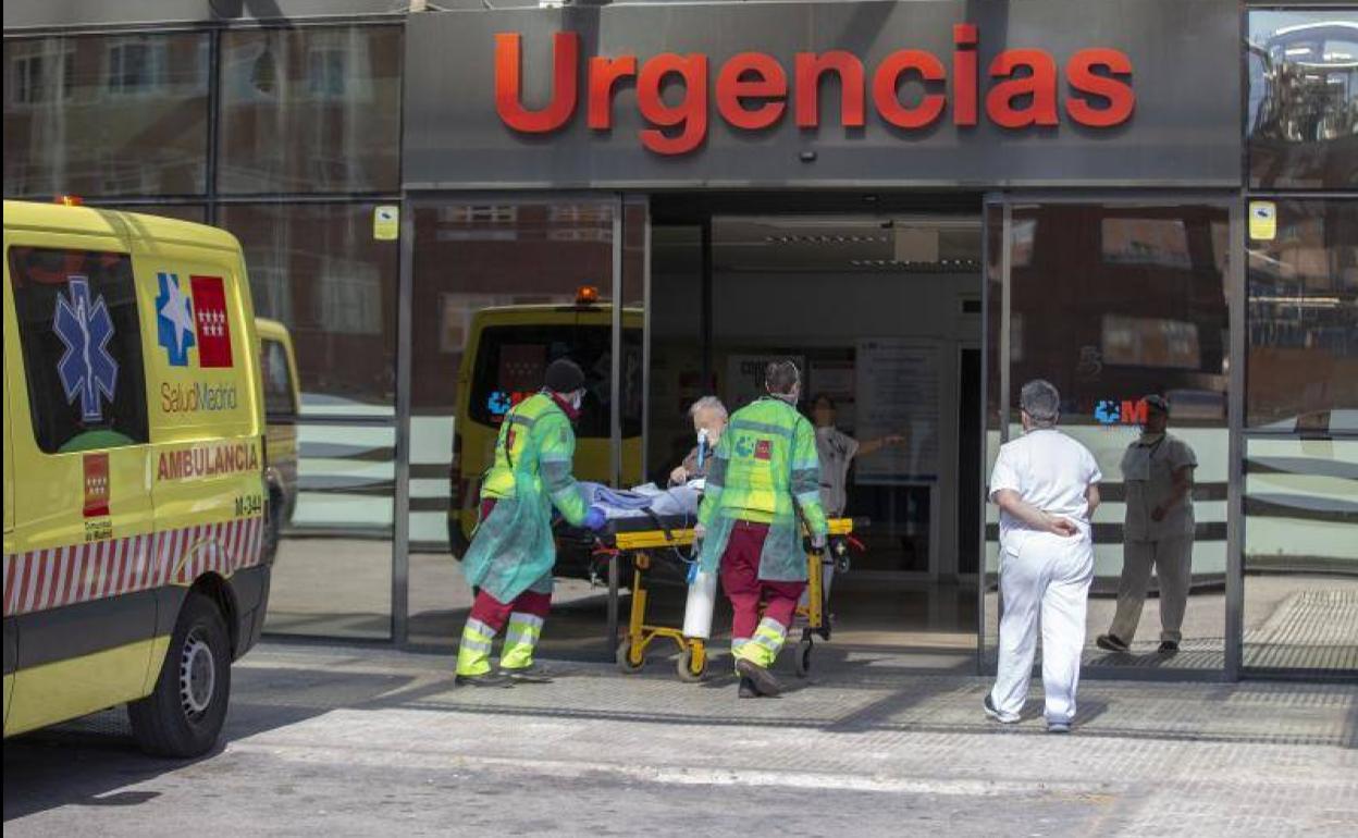 Urgencias del Hospital Clínico San Carlos, en Madrid.