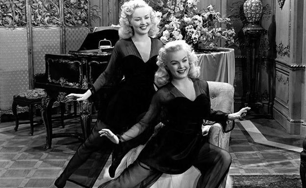 Betty Grable y June Haver, en 'The Dolly Sisters'.