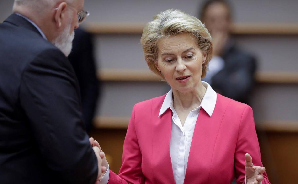 La presidenta de la Comisión Europea, Ursula von der Leyen.