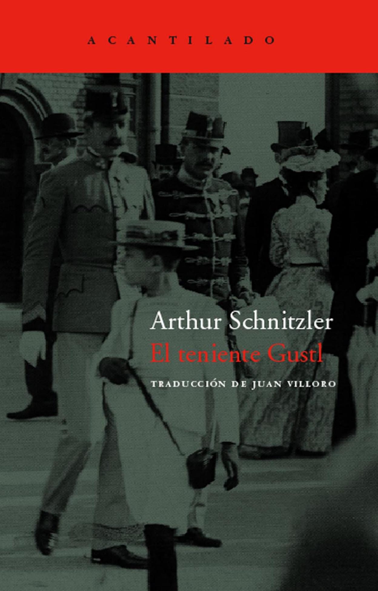 La portada del libro 'El teniente Gustl'. 