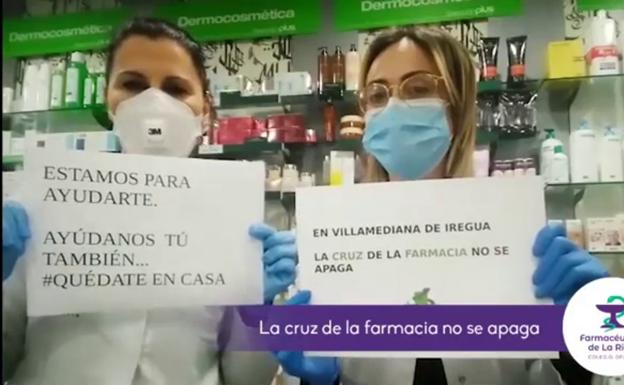 La cruz de la farmacia no se apaga