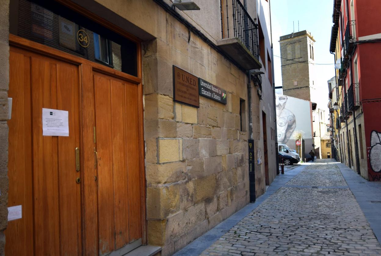 Sede de la Uned en La Rioja, en la calle Barriocepo. 