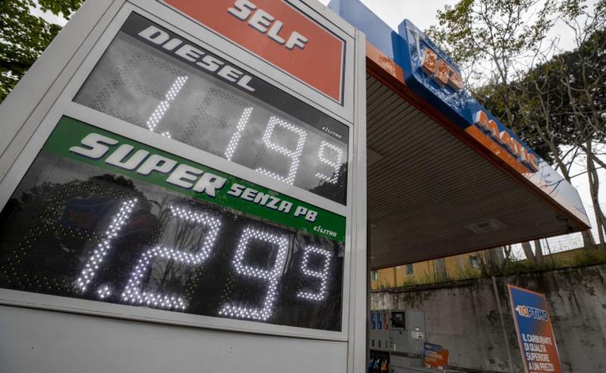 Gasolinera en Roma 