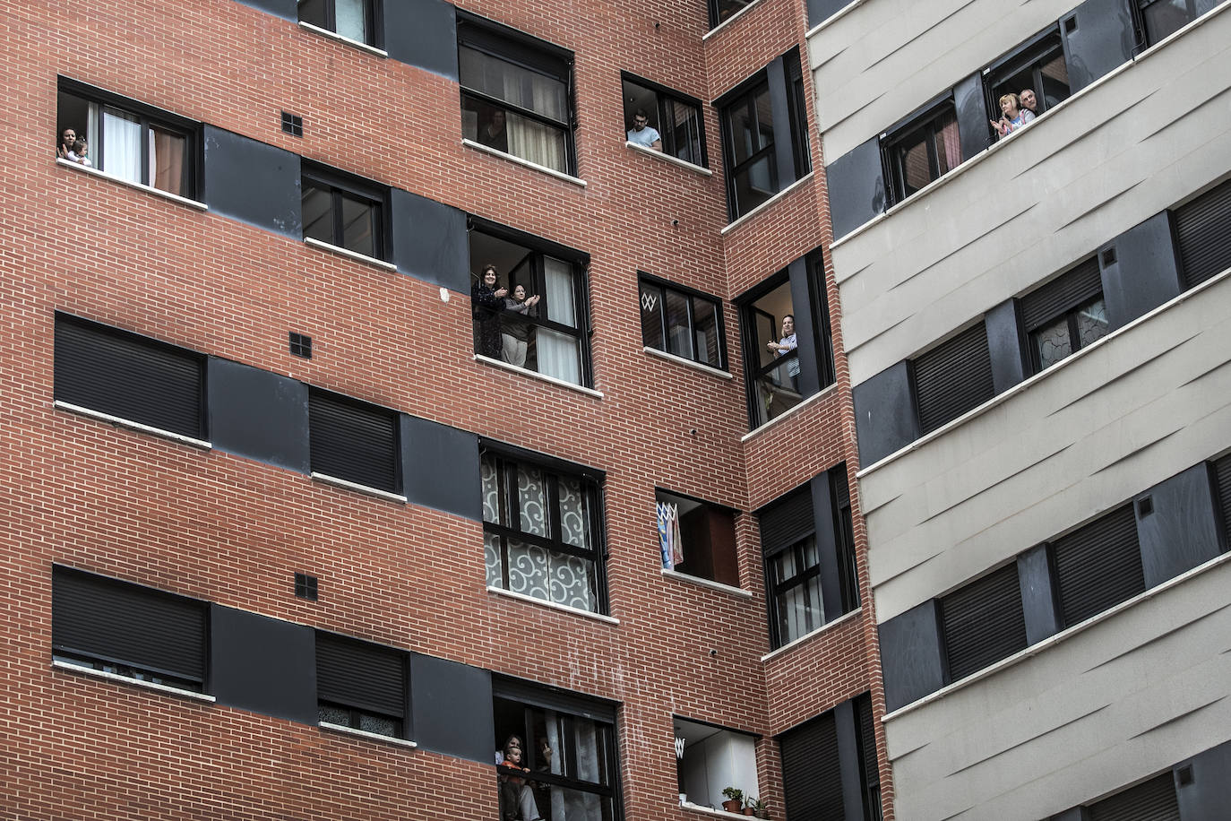 El barrio no ha faltado a la cita de la tarde.