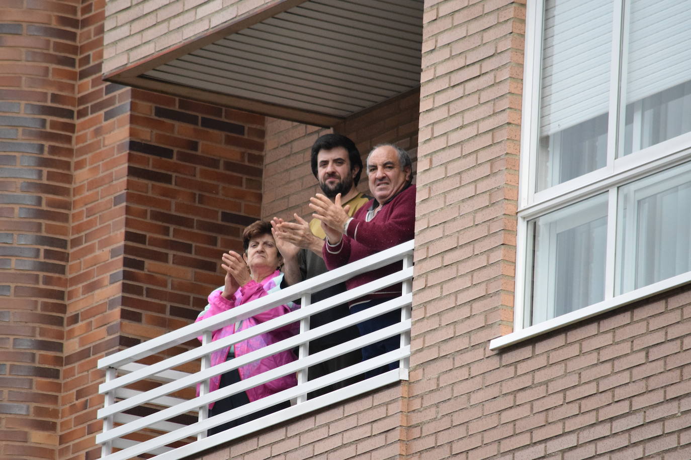 Logroño sigue apoyando cada día a sus héroes. 