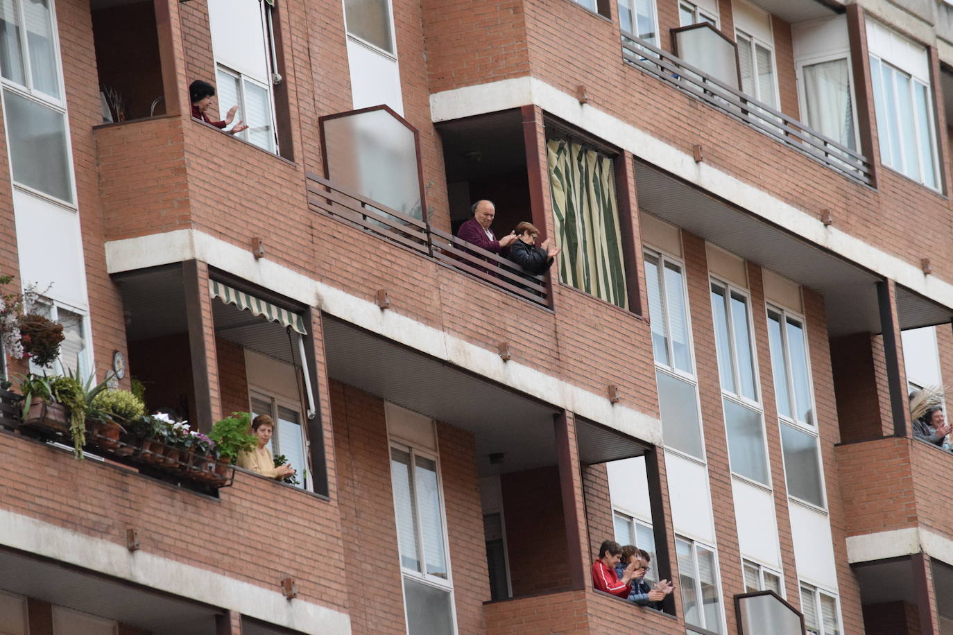 Logroño sigue apoyando cada día a sus héroes. 