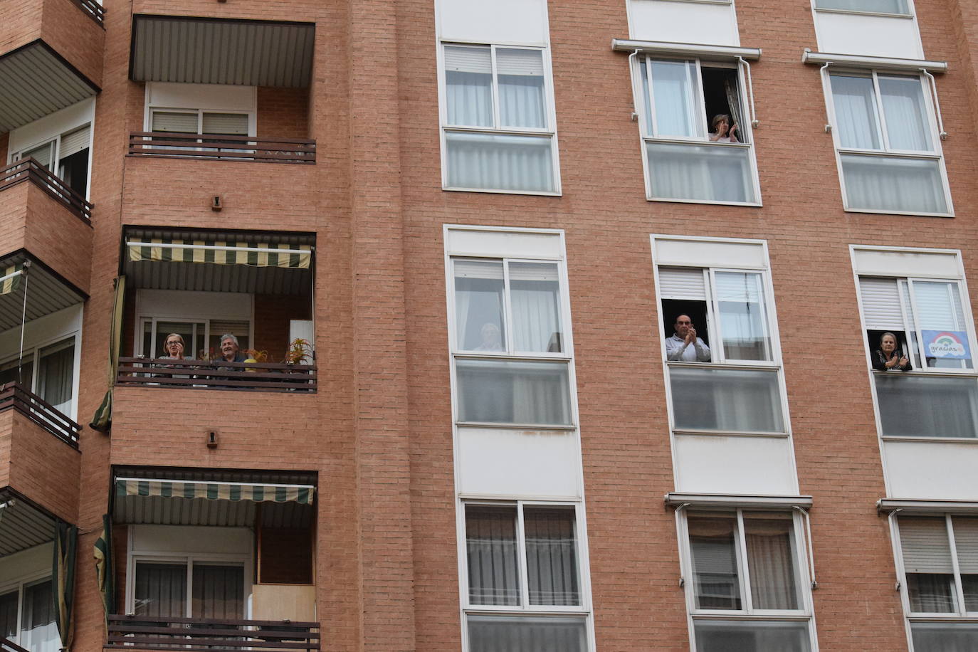 Logroño sigue apoyando cada día a sus héroes. 