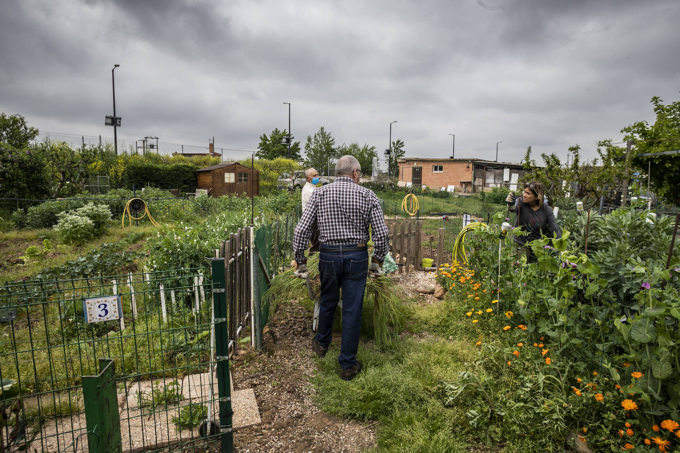 En Logroño, así se vivía este viernes la vuelta al cuidado de la tierra