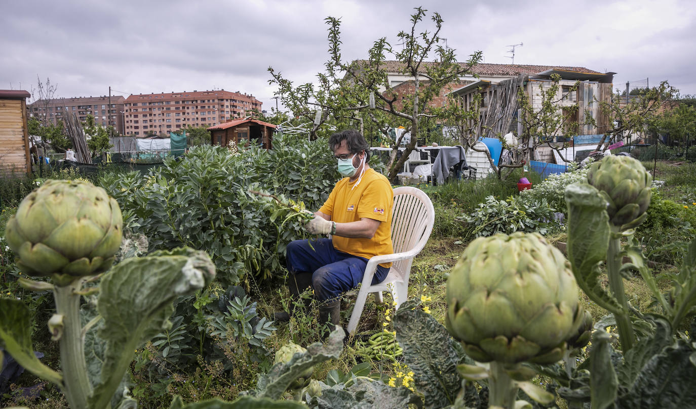 En Logroño, así se vivía este viernes la vuelta al cuidado de la tierra