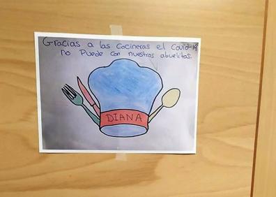 Imagen secundaria 1 - Coronavirus en La Rioja: Los niños de Anguiano animan a sus mayores en el confinamiento