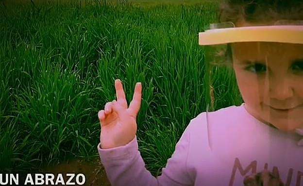 Coronavirus en La Rioja: Los niños de Baños de Río Tobía agradecen las pantallas al Gobierno