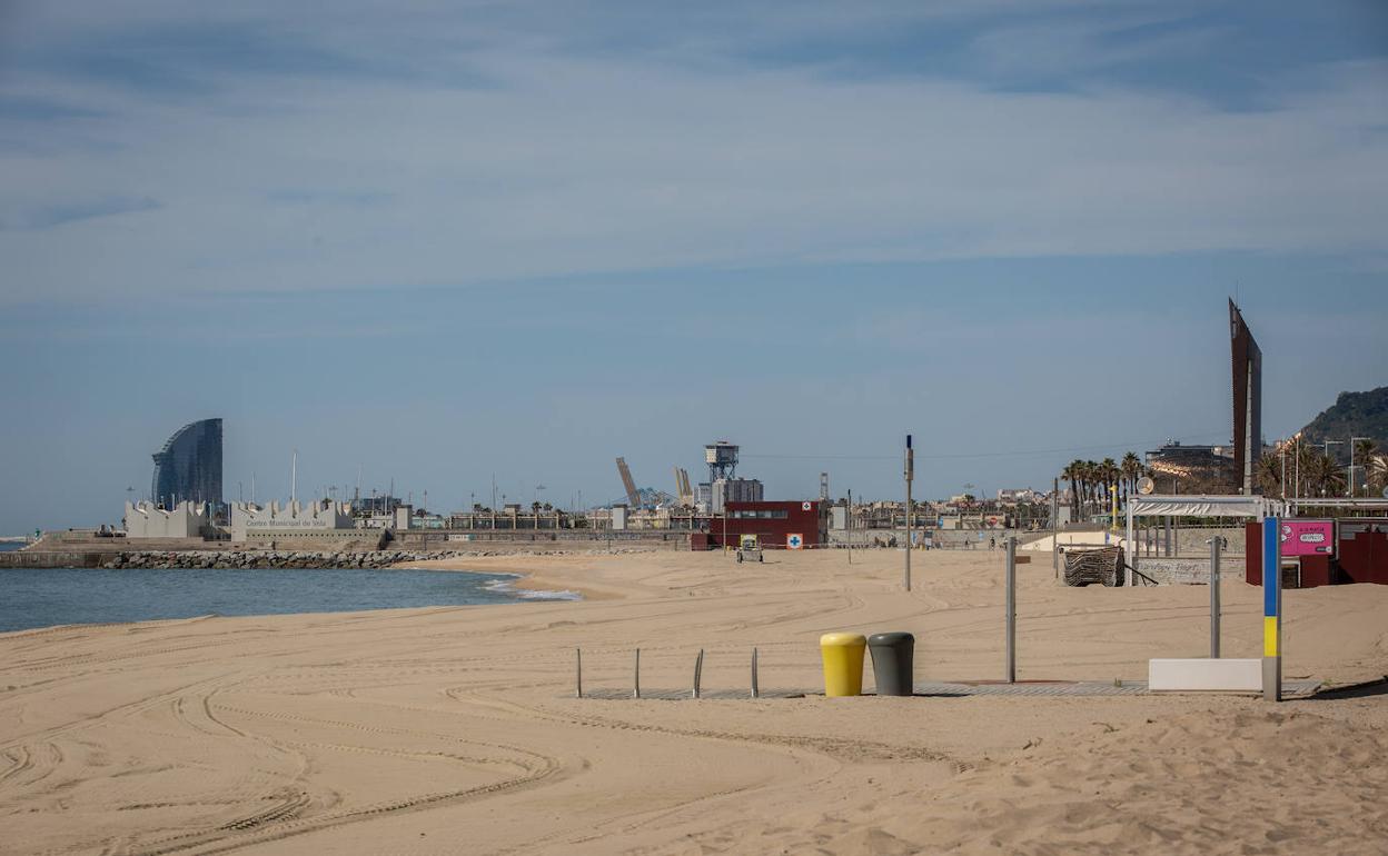 Playa del Bogatell, Barcelona.