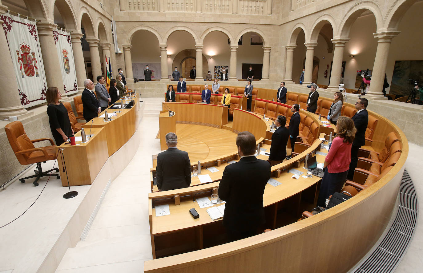 Este jueves se ha celebrado el Parlamento de La Rioja en el que ha comparecido la presidenta del Gobierno regional, Concha Andreu.