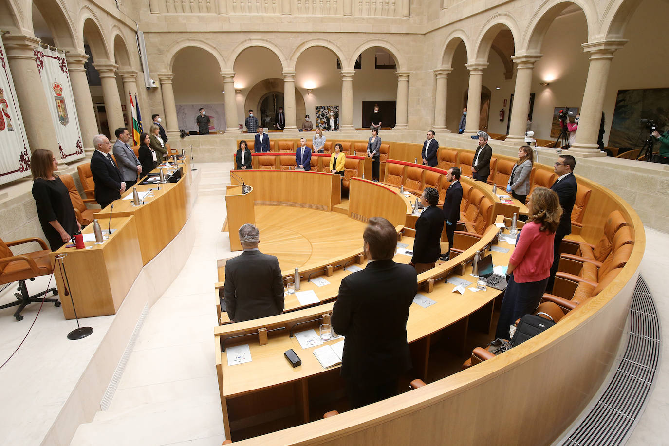 Este jueves se ha celebrado el Parlamento de La Rioja en el que ha comparecido la presidenta del Gobierno regional, Concha Andreu.