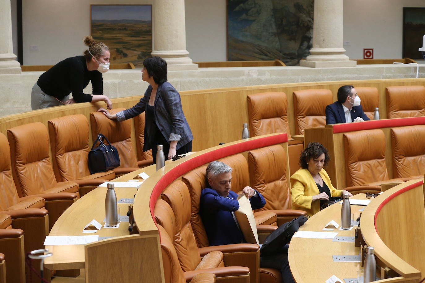 Este jueves se ha celebrado el Parlamento de La Rioja en el que ha comparecido la presidenta del Gobierno regional, Concha Andreu.