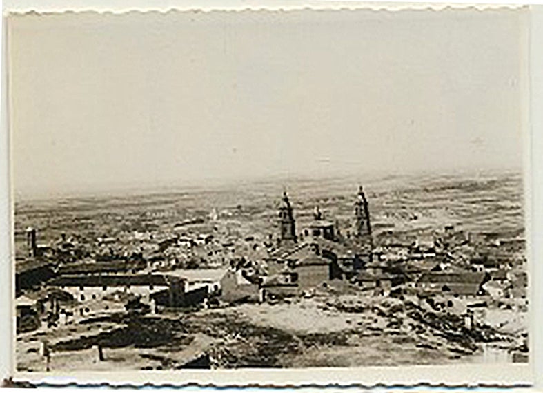 Torres de San Miguel por las que quería atravesar el avión.