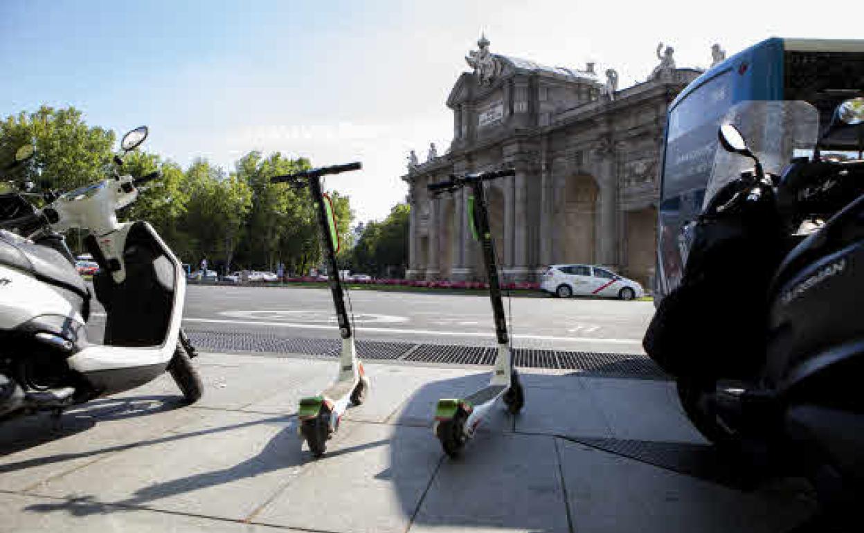 Patinetes eléctricos en Madrid 