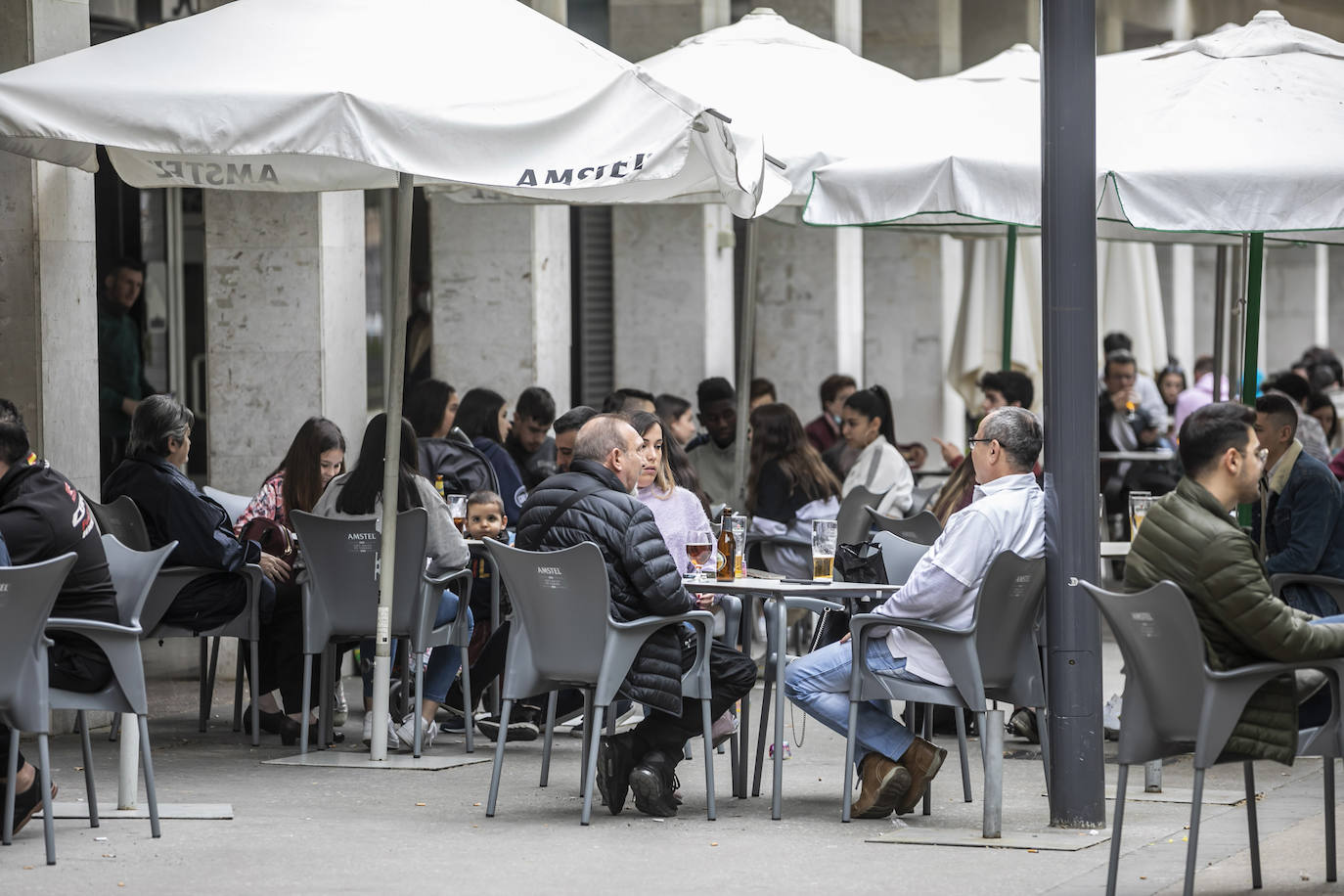 Las medidas se cumplieron de forma más adecuada este martes en estos espacios de la hostelería