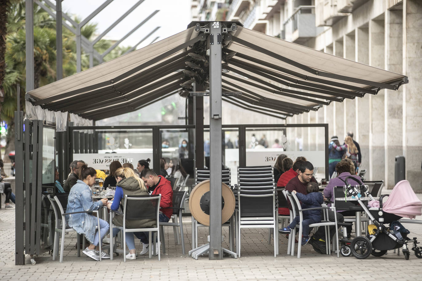 Las medidas se cumplieron de forma más adecuada este martes en estos espacios de la hostelería