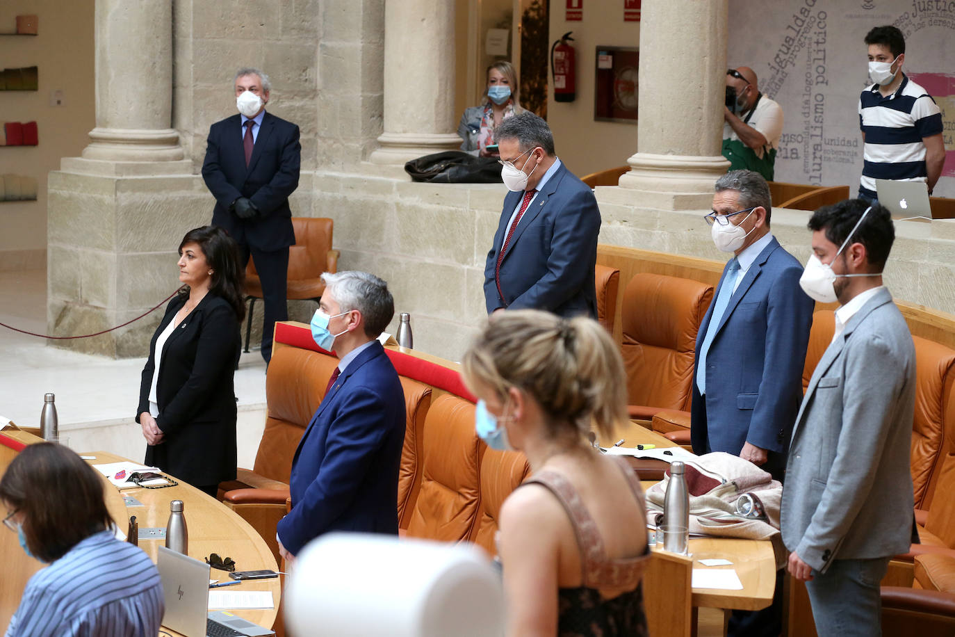 Fotos: La sesión de mayo del Parlamento riojano, en imágenes