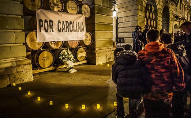 Homenaje en Haro a la niña