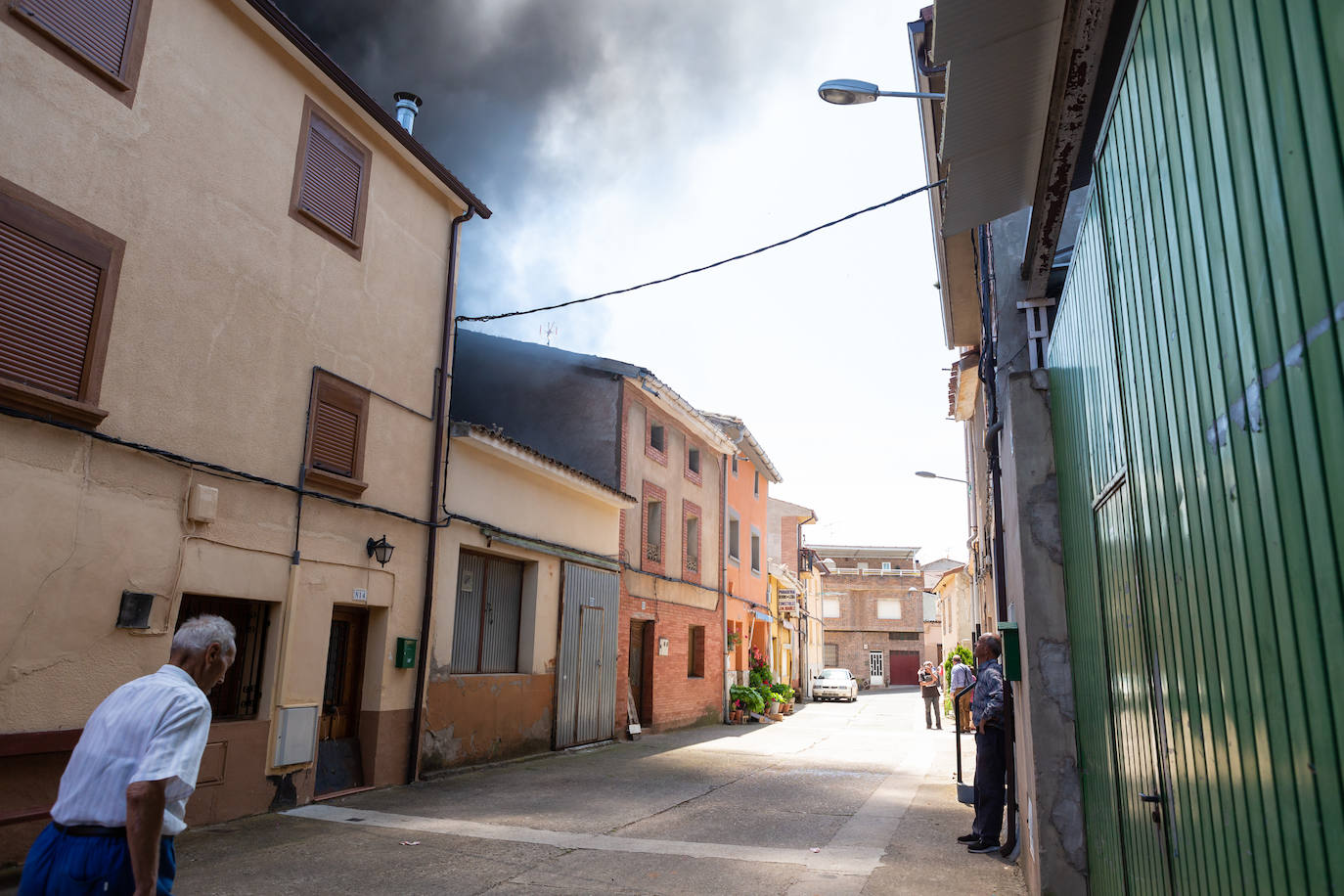 Incendio en una casa en Uruñela