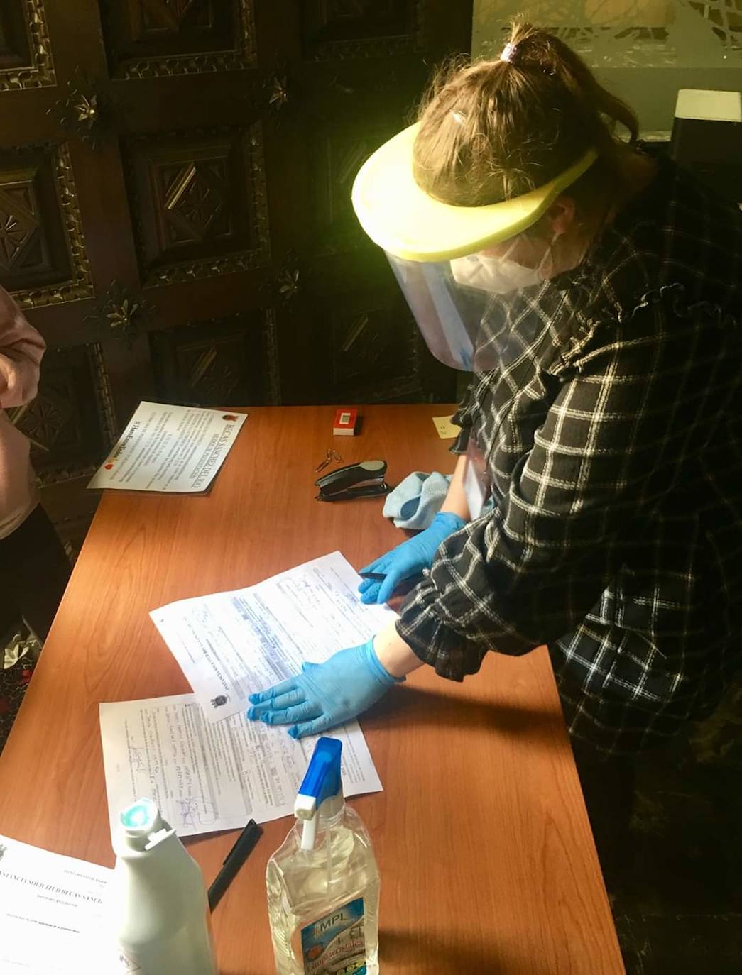 Recogida de solicitudes.