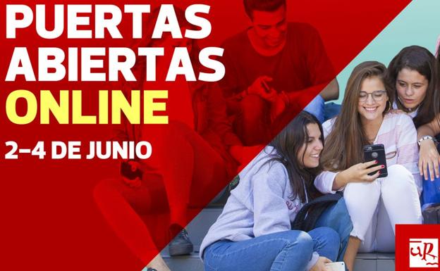 La UR organiza sus I Jornadas 'on line' de Puertas Abiertas