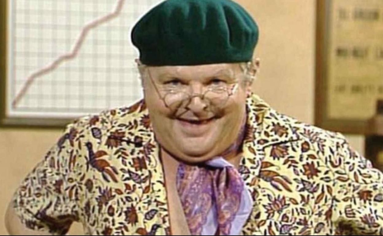 Benny Hill, en una imagen de su programa de televisión.