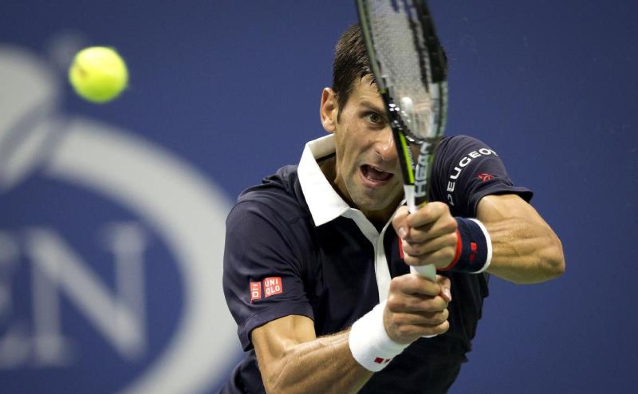 Novak Djokovic, durante un partido. 