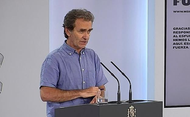 Fernando Simón, en rueda de prensa. 