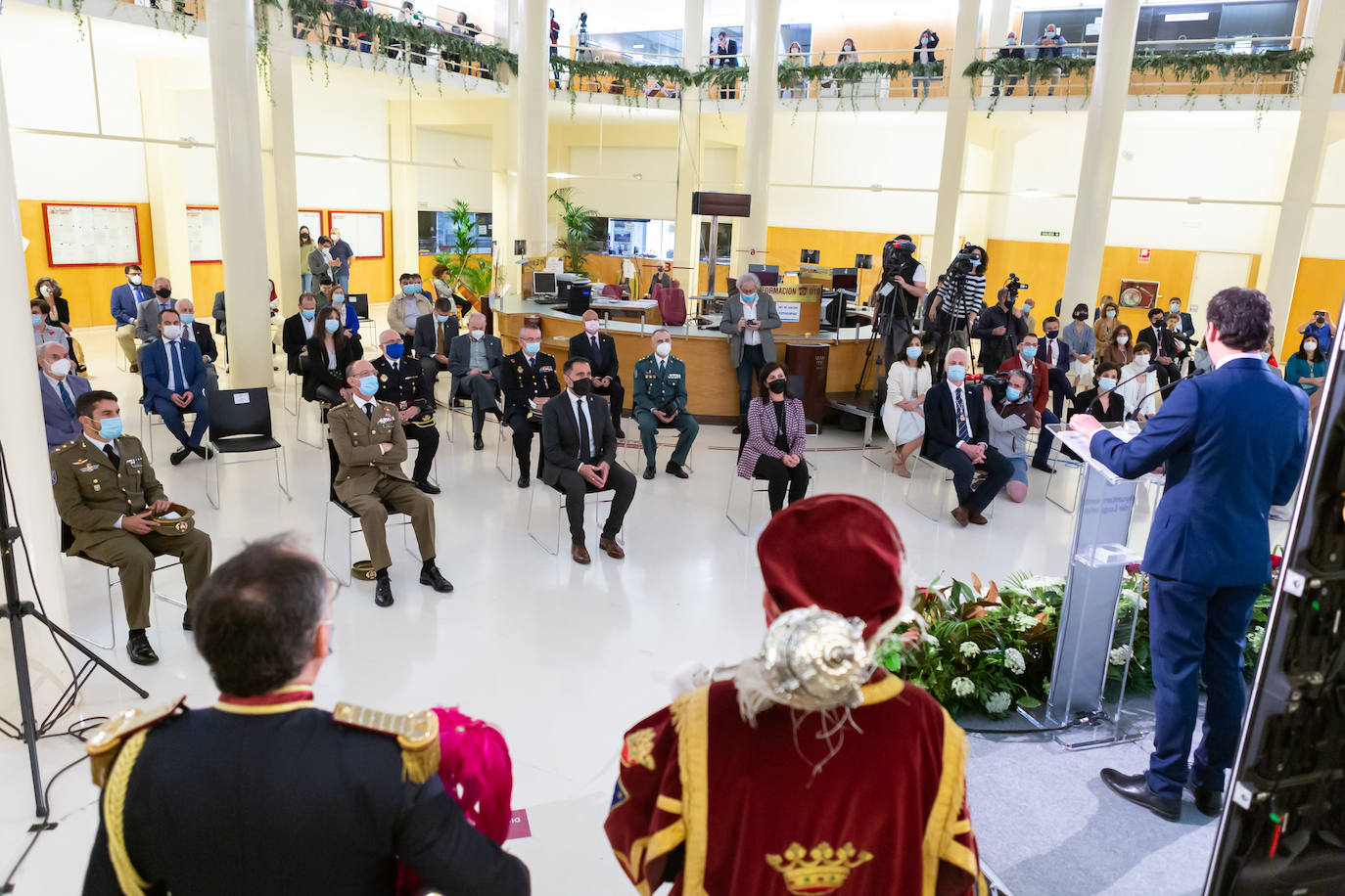 El alcalde de Logroño ha trasladado el agradecimiento del Consistorio a todos los ciudadanos