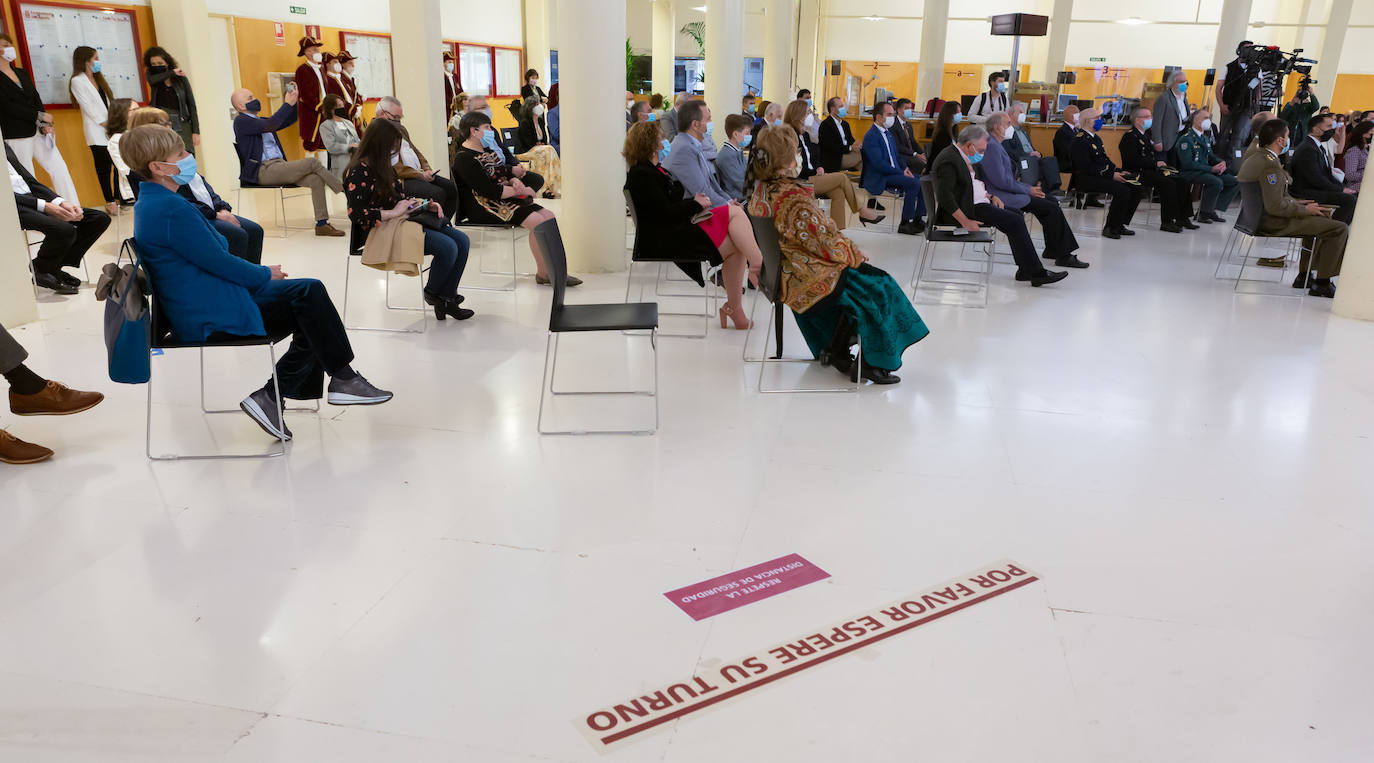 El alcalde de Logroño ha trasladado el agradecimiento del Consistorio a todos los ciudadanos