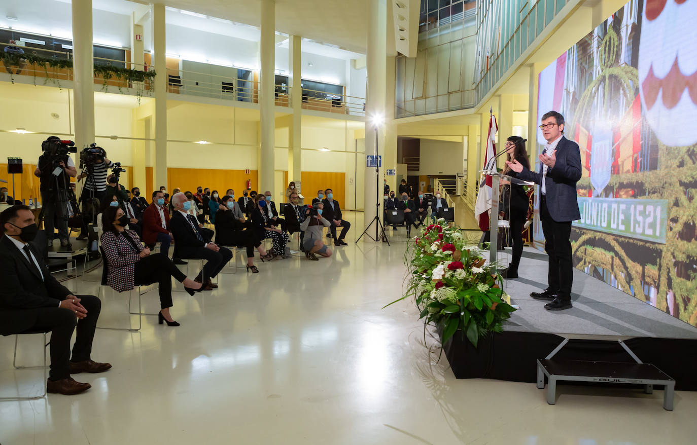 El alcalde de Logroño ha trasladado el agradecimiento del Consistorio a todos los ciudadanos